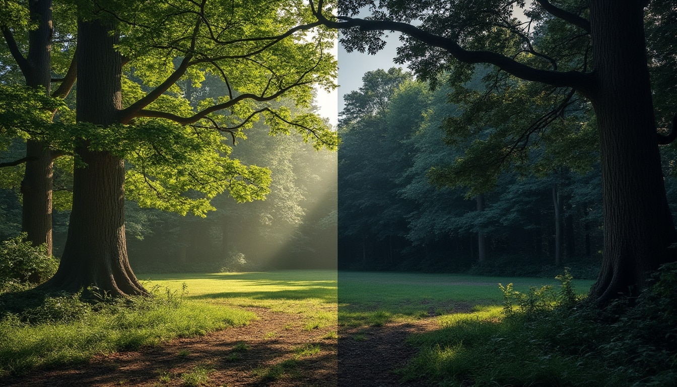 Contraste natif et contraste dynamique : la différence