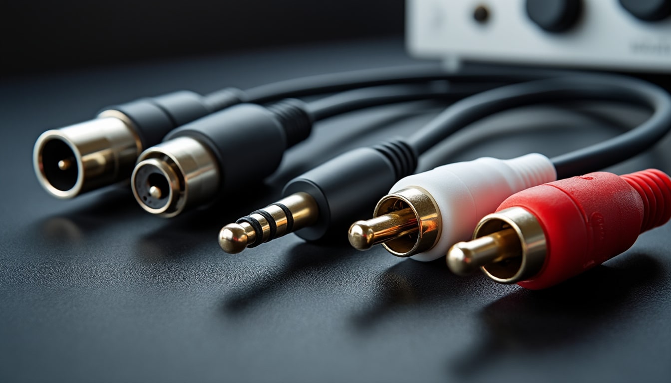 Connecteurs XLR, TRS et RCA : les usages à ne pas confondre