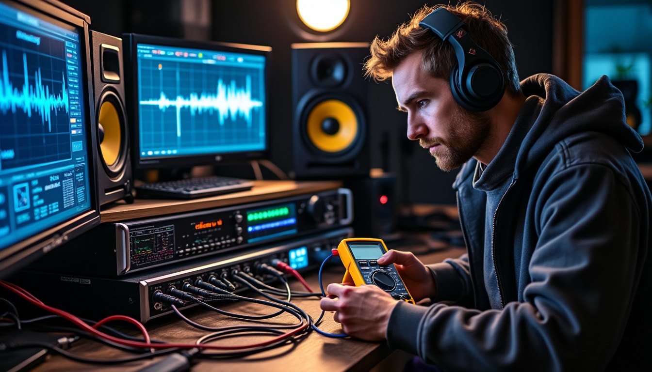 Ronflement à 50 Hz : diagnostiquer une boucle de masse